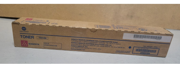 Toner Konica Minolta TN514M Magenta A9E835H Neu OVP A-Ware Original C458 MwSt. 