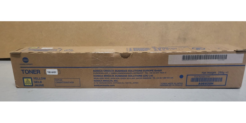 Toner Konica Minolta TN514HSY Gelb A9E825H Neu OVP A-Ware Original C658 MwSt. 