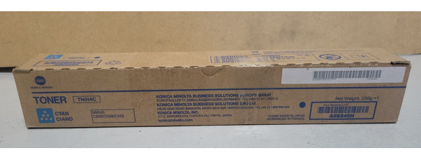 Toner TN514C Cyan Konica Minolta A9E845H Neu OVP A-Ware Original C658 Rg MwSt. 