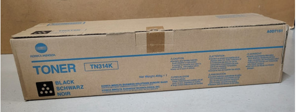 Toner Konica Minolta TN314K Schwarz A0D7151 Neu OVP Original Bizhub C353 Rg MwSt 