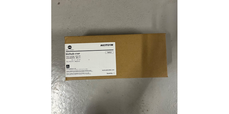 Toner Konica Minolta TNP37 Schwarz A63T01W Neu OVP A-Ware Original 4700 Rg MwSt 