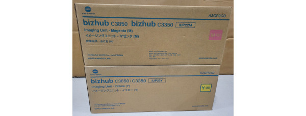 2 Trommeln Konica Minolta IUP22M IUP22Y Neu OVP A-Ware Original C3859 . 