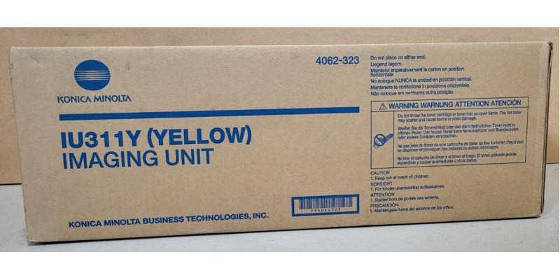 Trommel Konica Minolta IU311Y Gelb Neu OVP A-Ware Original Bizhub C300 . 