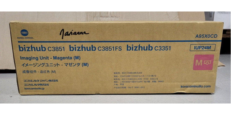 Trommel IUP24M Magenta Konica Minolta A95X0CD Neu OVP Original bizhub C3851  
