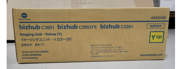 Imaging Unit IUP24Y Gelb Konica Minolta A95X06D Neu OVP Original bizhub C3851 Rg 
