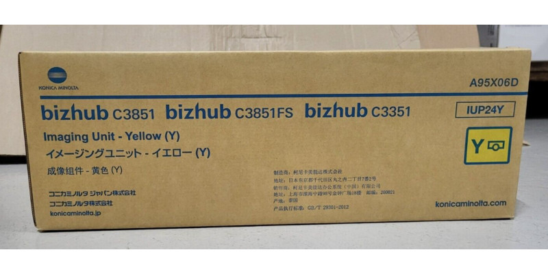 Imaging Unit IUP24Y Gelb Konica Minolta A95X06D Neu OVP Original bizhub C3851 Rg 