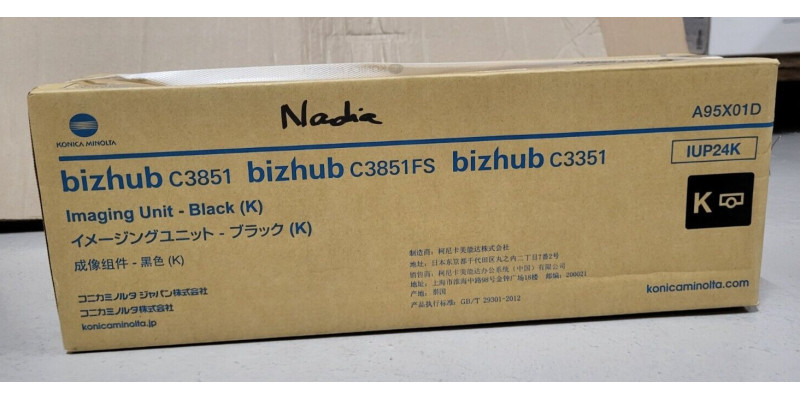 Trommel IUP24K Schwarz Konica Minolta A95X01D Neu OVP Original bizhub C3851  
