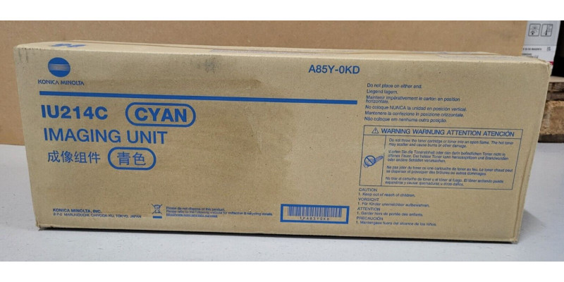 Trommel IU214C Cyan Konica Minolta A85Y-0KD Neu OVP Original bizhub C227 C287 