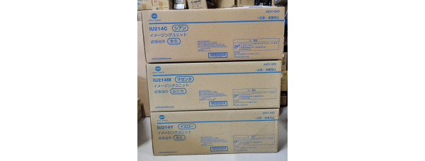 3 Trommeln IU214C IU214M IU214Y Konica Neu OVP A-Ware Original bizhub C227  
