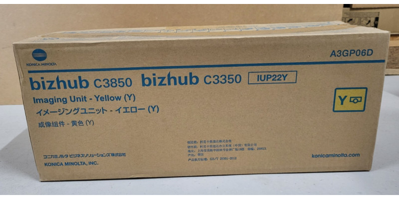 Trommel Konica Minolta IUP22Y Gelb Neu OVP Original Bizhub C3850 . 