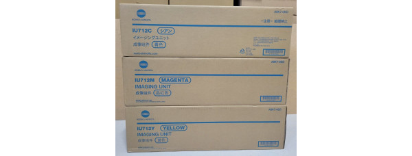 3 Trommeln Konica Minolta IU712C IU712M IU712Y Neu OVP A-Ware Original C659 Rg 