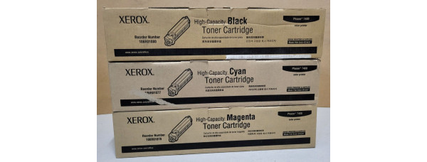 3 Toner Xerox Phaser 7400 CMK 106R01080 106R01078 106R01077 Neu OVP  