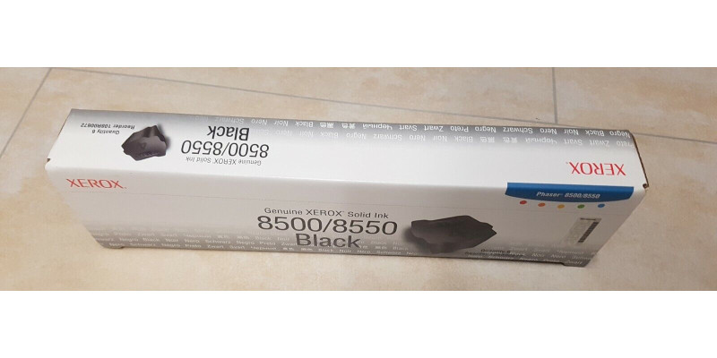 Xerox Solid Ink Phaser 8500/8550 Schwarz 108R00672 Neu OVP A-Ware Original . 