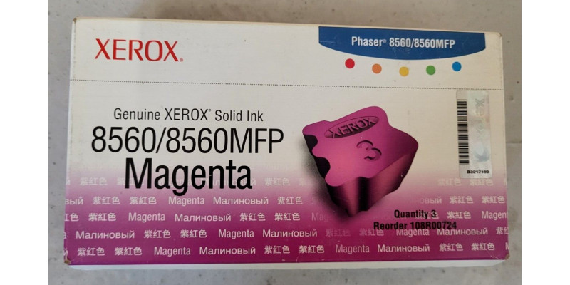 Xerox Solid Ink Phaser 8560/8560MFP Magenta 108R00724 Neu OVP A-Ware Original Rg 
