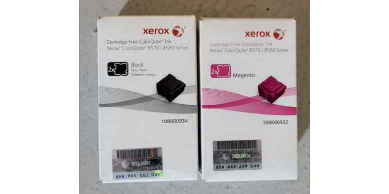 Xerox Tintenpatronen 108R00934, 108R00932 ColorQube 8570 Neu OVP A-Ware . 