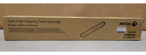 Toner Xerox 106R01436 Cyan CT201279 Neu OVP Original Phaser 7500 . 