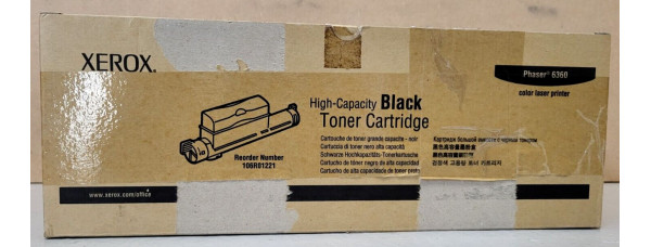 Toner Xerox 106R01221 Schwarz HC Neu OVP Original Phaser 6360 . 
