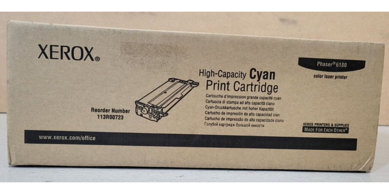 Toner Xerox 113R00723 Cyan HC CT350471 Neu OVP A-Ware Original Phaser 6180  