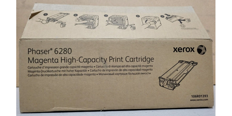 Toner Xerox 106R01393 Magenta HC Neu OVP B-Ware Original Phaser 6280 . 