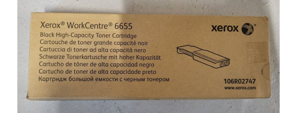 Toner Xerox 106R02747 Schwarz Neu OVP A-Ware Original Workcentre 6655  