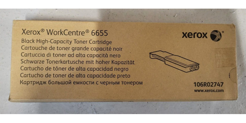 Toner Xerox 106R02747 Schwarz Neu OVP A-Ware Original Workcentre 6655  