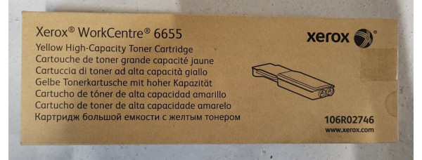 Toner Xerox 106R02746 Gelb Neu OVP A-Ware Original WorkCentre 6655  