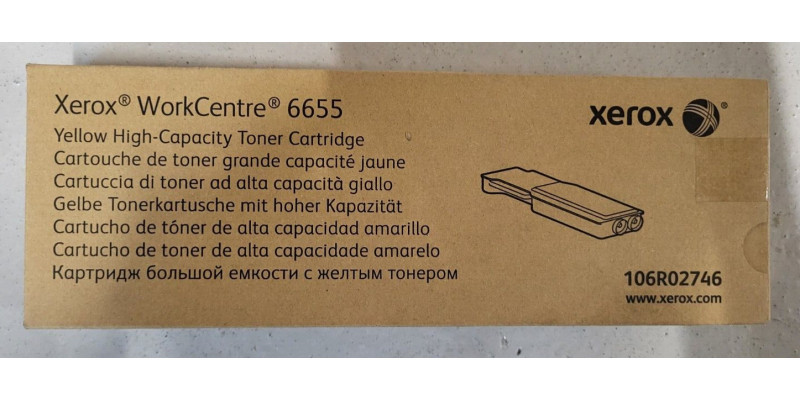 Toner Xerox 106R02746 Gelb Neu OVP A-Ware Original WorkCentre 6655  
