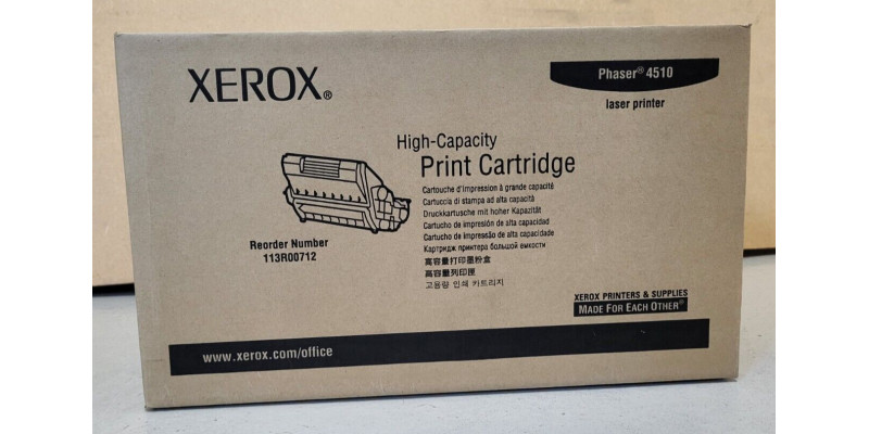 Toner Xerox 113R00712 Schwarz CT350491 Neu OVP A-Ware Original Phaser 4510  