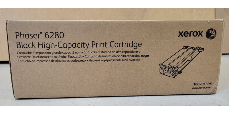 Toner Xerox 106R01395 Schwarz Neu OVP B-Ware Original Phaser 6280   