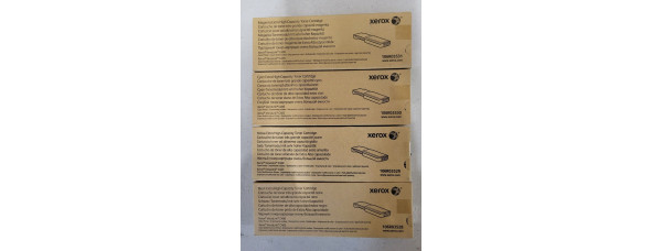 4 Toner Xerox 106R03528 106R03529 106R03530 106R03531 Neu OVP A-Ware C400  
