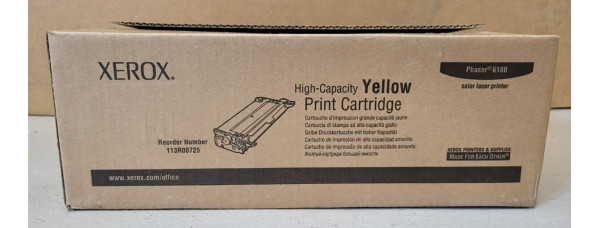 Toner Xerox 113R00725 Gelb HC CT350473 Neu OVP B-Ware Original Phaser 6180 . 