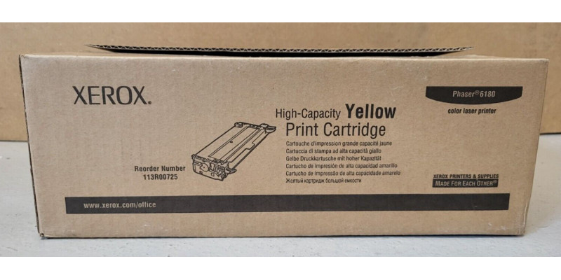 Toner Xerox 113R00725 Gelb HC CT350473 Neu OVP B-Ware Original Phaser 6180 . 