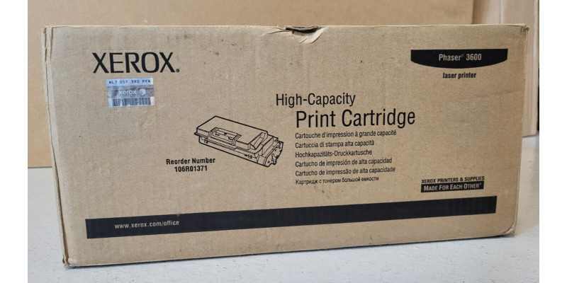 Toner Xerox 106R01371 Schwarz High Capacity Neu OVP Phaser 3600 . 