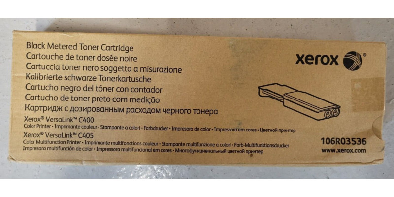 Toner Xerox 106R03536 Schwarz CT202562 Neu OVP A-Ware Original VersaLink C400 Rg 