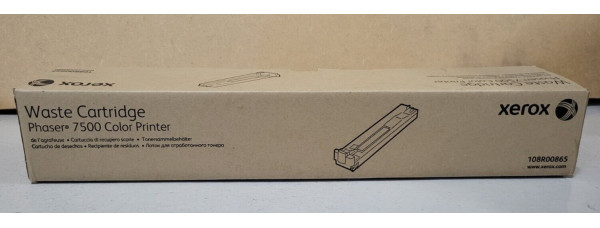 Tonersammler Xerox 108R00865 Neu OVP A-Ware Original Phaser 7500  . 