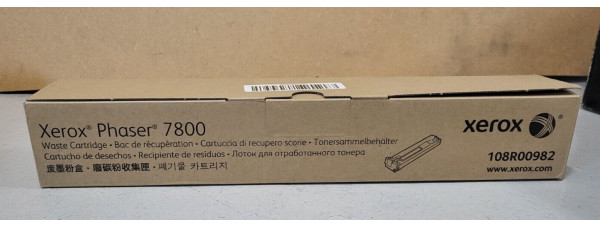 Tonersammler Xerox 108R00982 Neu OVP A-Ware Original Phaser 7800  . 