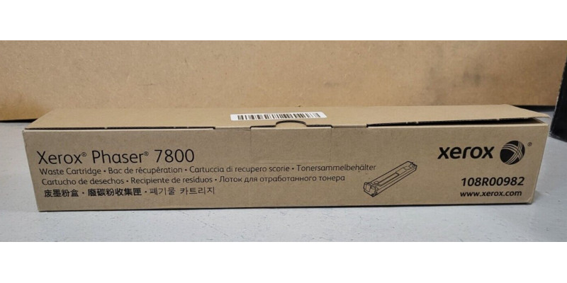 Tonersammler Xerox 108R00982 Neu OVP A-Ware Original Phaser 7800  . 