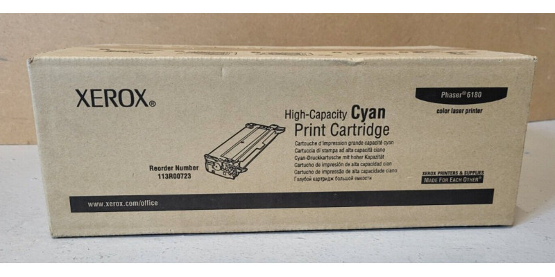 Toner Xerox 113R00723 Cyan HC CT350471 Neu OVP Original Phaser 6180  