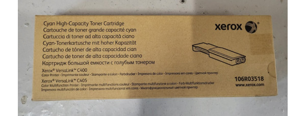 Toner Xerox 106R013518 Cyan Neu OVP A-Ware Original Versalink C400 . 