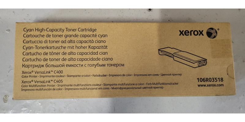 Toner Xerox 106R013518 Cyan Neu OVP A-Ware Original Versalink C400 . 