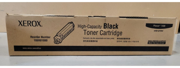 Toner Xerox 106R01080 Schwarz HC Neu OVP Original Phaser 7400  