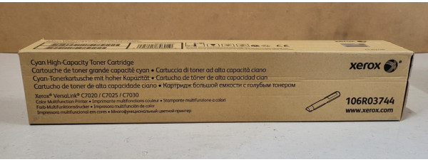 Toner Xerox 106R03744 Cyan Neu OVP A-Ware Original VersaLink C7020 . 