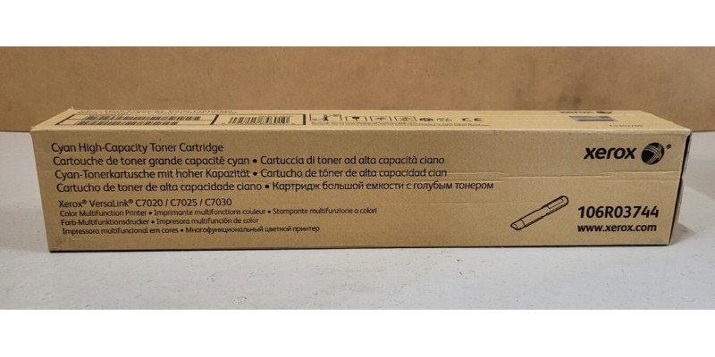 Toner Xerox 106R03744 Cyan Neu OVP A-Ware Original VersaLink C7020 . 