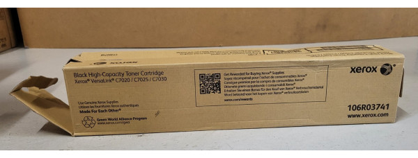 Toner Xerox 106R03741 Schwarz Neu OVP Original VersaLink C7020 C7025 . 