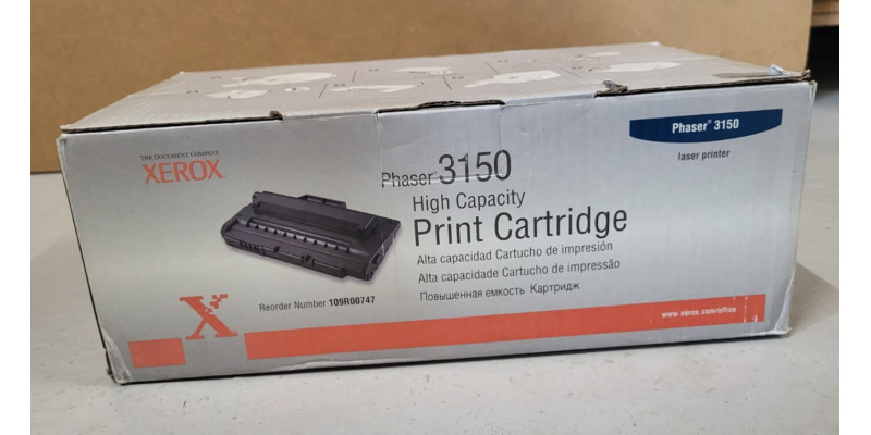Toner Xerox 109R00747 Schwarz Phaser 3150 Neu OVP A-Ware Original  . 