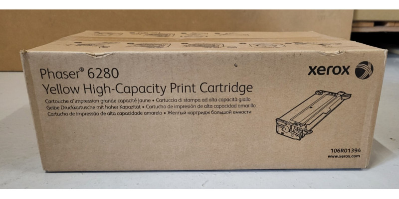 Toner Xerox 106R01394 Gelb Neu OVP A-Ware Original Phaser 6280  . 