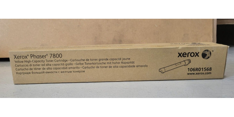 Toner Xerox Phaser 7800 HC Yellow 106R01568 Neu OVP A-Ware Original   