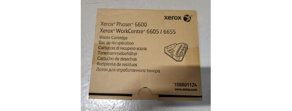 Tonersammler Xerox 108R01124 Neu OVP A-Ware Original Phaser 6600   