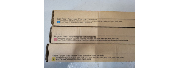 3 Toner Xerox Color Neu OVP A-Ware Original WorkCentre 7525 7530 7535 Rg MwSt 