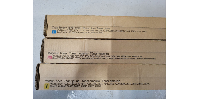3 Toner Xerox Color Neu OVP A-Ware Original WorkCentre 7525 7530 7535 Rg MwSt 
